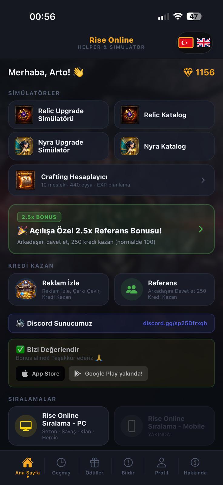 ROW Helper iOS Screenshot